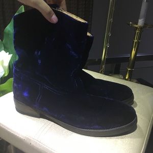 shoes, velvet, inside leather